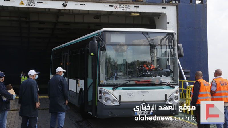 هبة الـ50 حافلة فرنسية تصل لبنان.. وحمية: لزيادة الإيرادات دون المساس بجيوب المواطنين