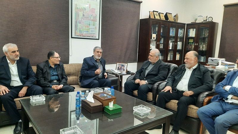 رعد يستقبل وفدًا من مجلس الشورى الإسلامي في إيران
