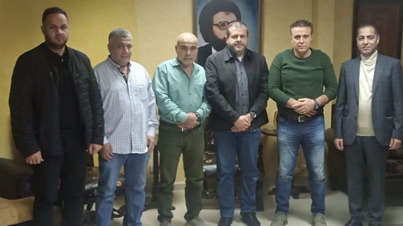 حزب الله عرض مع وفد من "لجنة الوفاق للحفاظ على المخيمات" الأوضاع في مخيم عين الحلوة 