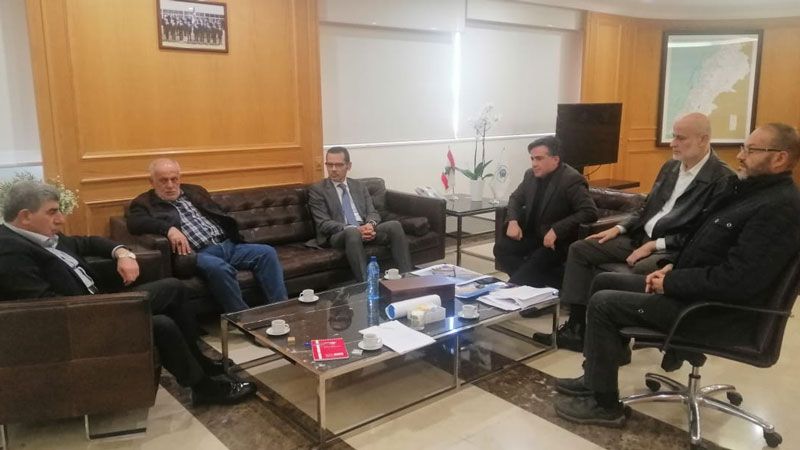 حمية التقى وفدًا بلديًا من الضاحية الجنوبية 