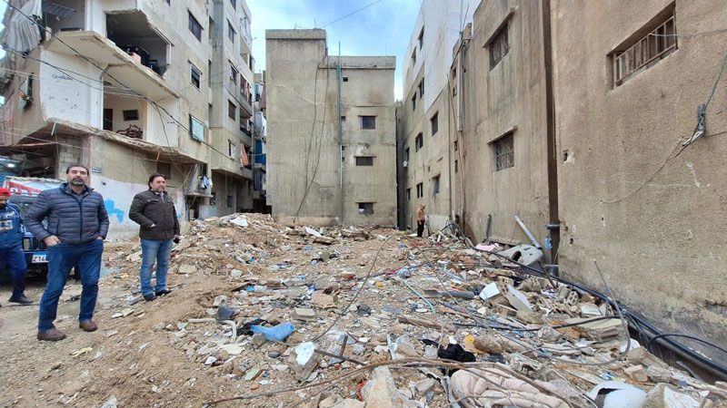 سكان المبنى المُنهار في الشويفات يناشدون الدولة عبر "العهد" الإسراع بالتعويضات