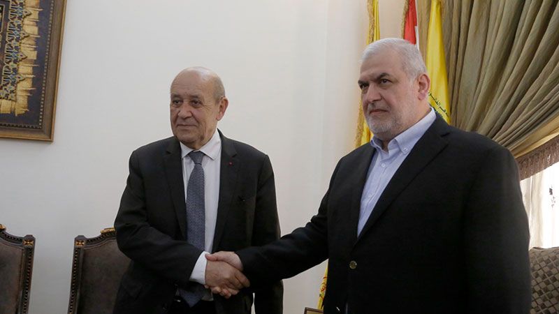 رعد يستقبل لودريان 