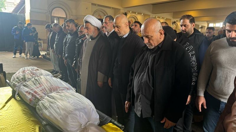 بالصور| حزب الله شيّع ثلة من الشهداء السعداء على طريق القدس 
