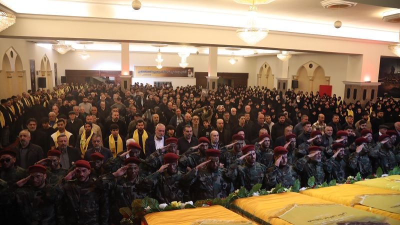 حزب الله نظم حفلًا تكريميًا لثلَّة من الشهداء في بلدة الغازية