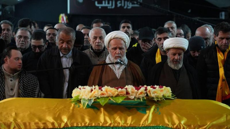 حزب الله شيّع الشهيدين حسين علوية وحسين زعيتر في روضة الحوراء زينب (ع) - الغبيري