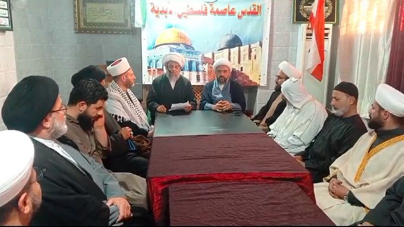 بالصور| لقاء علمائي وحدوي في مقر رابطة العروة الوثقى في صيدا إحياء ليوم القدس العالمي
