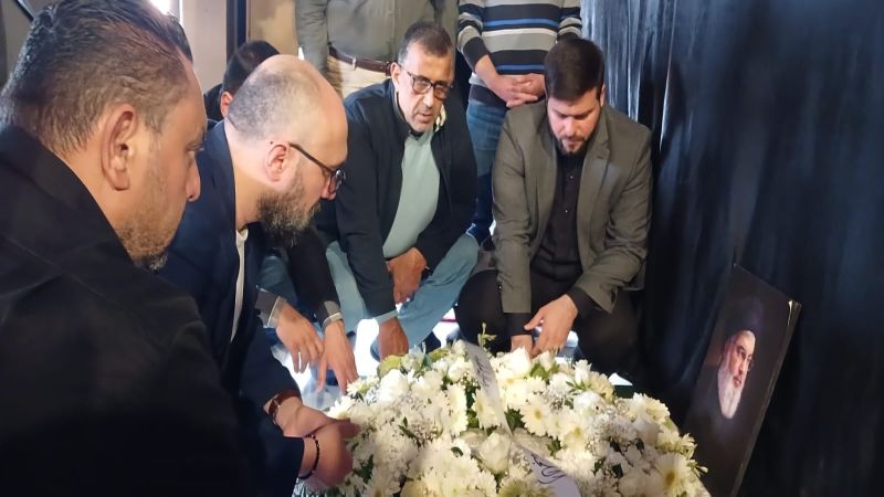 لجان شبابية وتربوية تضع إكليلًا من الزهر على ضريح السيد نصر الله