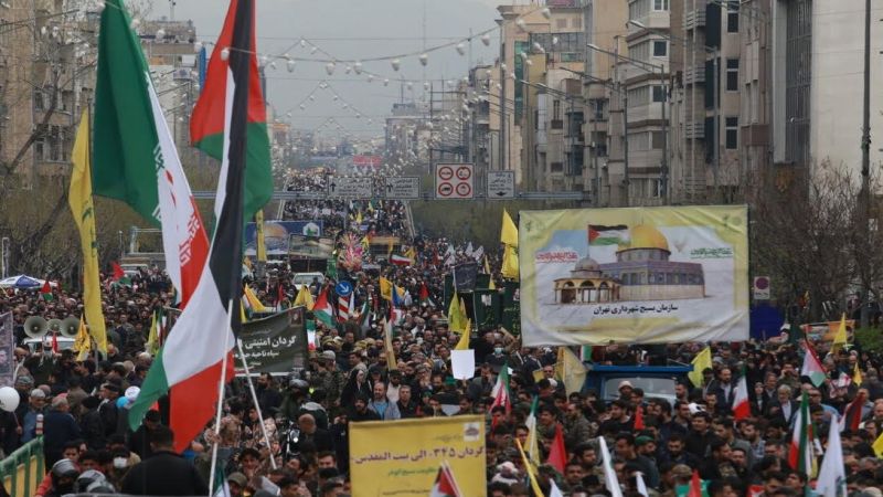 &quot;العهد&quot; يلتقي كبار المسؤولين الإيرانيين خلال مسيرات يوم القدس العالمي