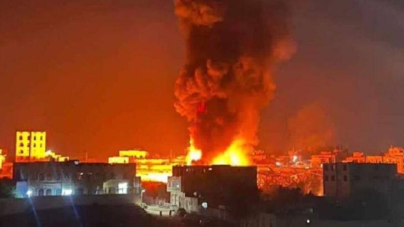 4 شهداء و16 جريحًا جراء عدوان أميركي على العاصمة اليمنية صنعاء