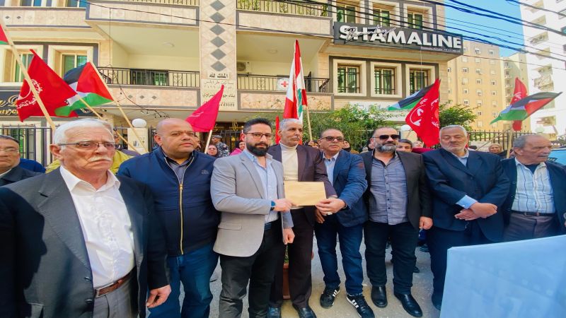 وقفة لبنانية - فلسطينية في طرابلس تضامنًا مع الأسرى في سجون العدو