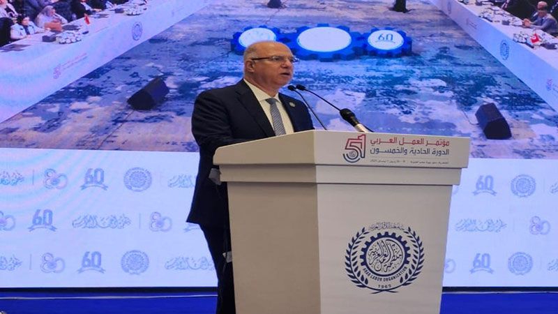وزير العمل من مؤتمر القاهرة: عمال لبنان جزء من عمال الأمة ودعمهم مسؤولية عربية&nbsp;