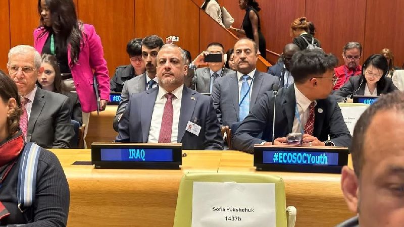 فيديو| وزير الشباب العراقي يحيي من الأمم المتحدة شباب لبنان وغزة وينتقد الشذوذ