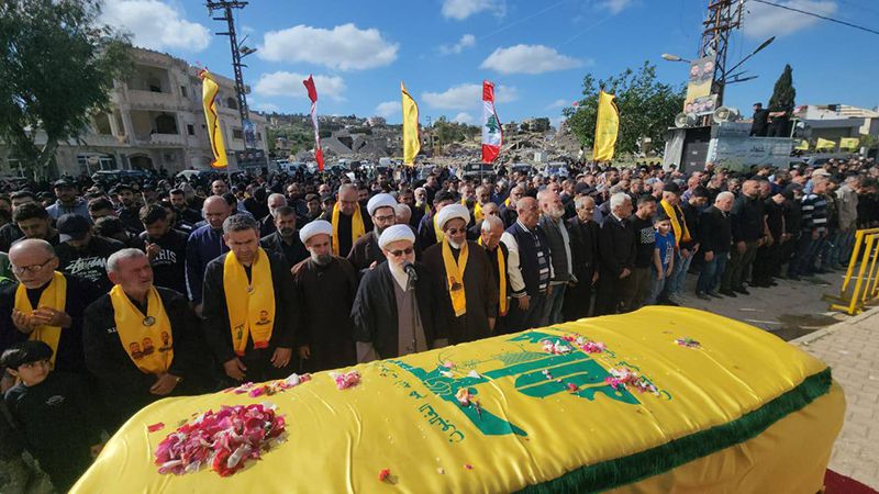 حزب الله وجماهير المقاومة يشيّعون الشهيد حسن طه في ميس الجبل