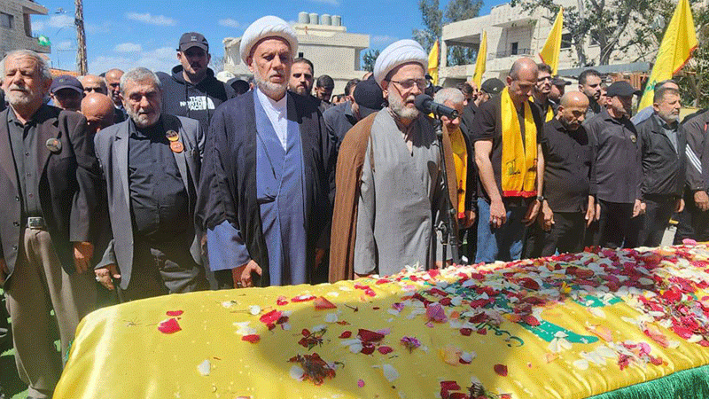 حزب الله وجماهير المقاومة يشيّعون الشهيد محمد ريحاني في الطيبة 