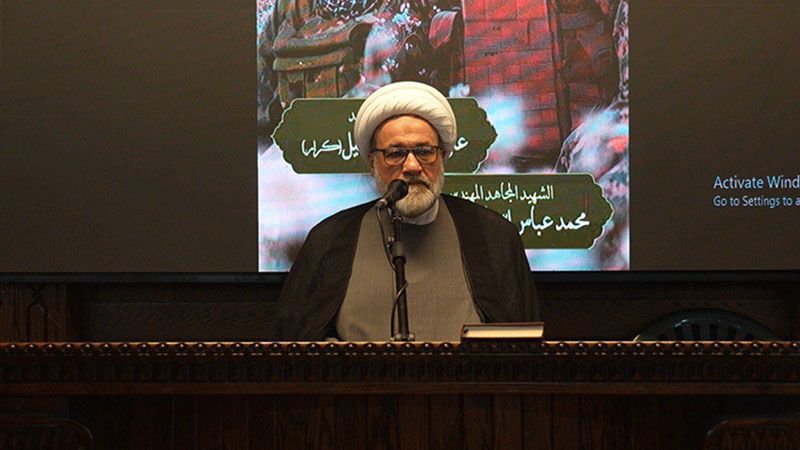 احتفال تكريمي للشهيد السعيد محمد إسماعيل في مجمع الإمام المجتبى (ع)
