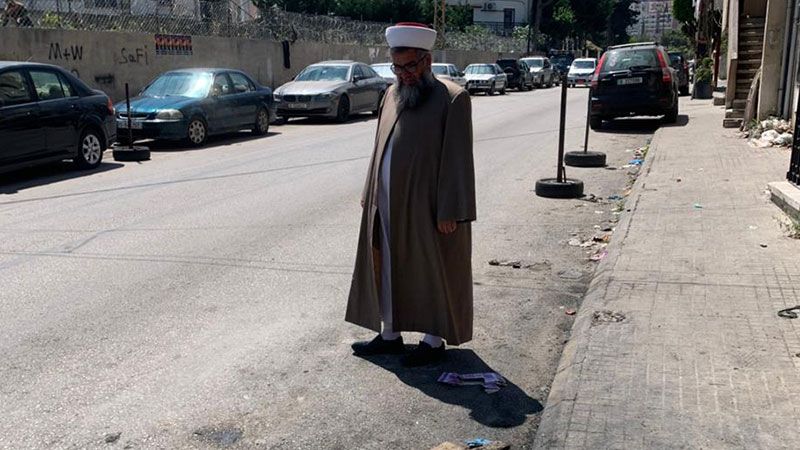 لبنان| الشيخ العيلاني يتفقد مكان الغارة الصهيونية في منطقة الفيلات لبنان| الشيخ العيلاني يتفقد مكان الغارة الصهيونية في منطقة الفيلات