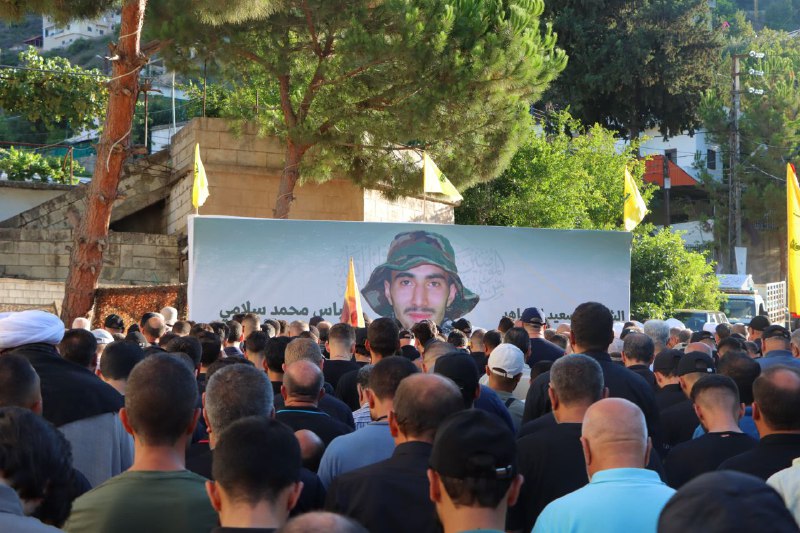  تشييع حاشد للشّهيد السعيد على طريق القدس عبّاس سلامي في بلدة خربة سلم